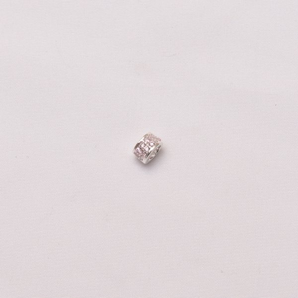 Berloque Separador 2 Fileiras Crav Rosa Claro