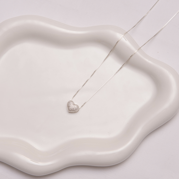 Gargantilha Paixão M Crav Cristal 45 cm
