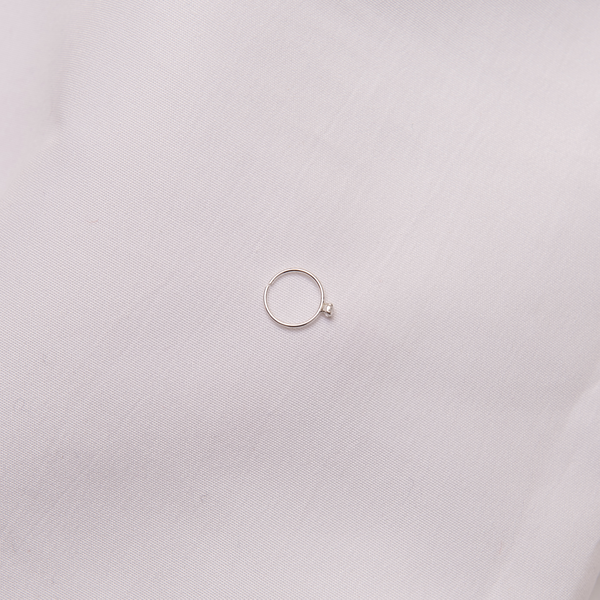 Piercing Nariz Argola Lisa c Ponto de Luz