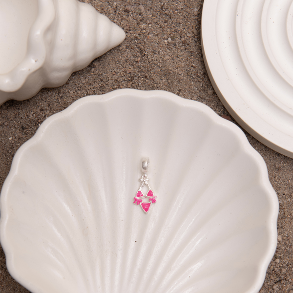 Berloque Biquíni Rosa Esmaltado